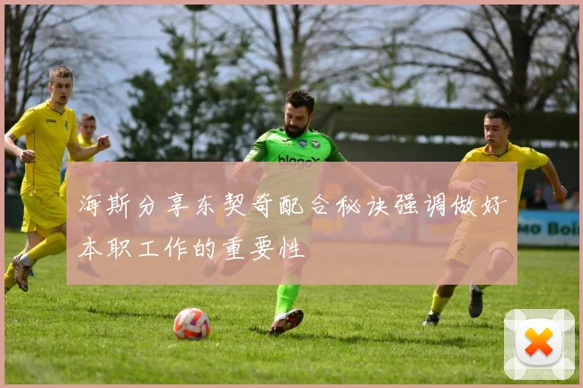 海斯分享东契奇配合秘诀强调做好本职工作的重要性