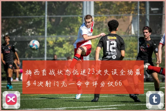 梅西首战状态低迷23次失误全场最多4次射门无一命中评分仅66